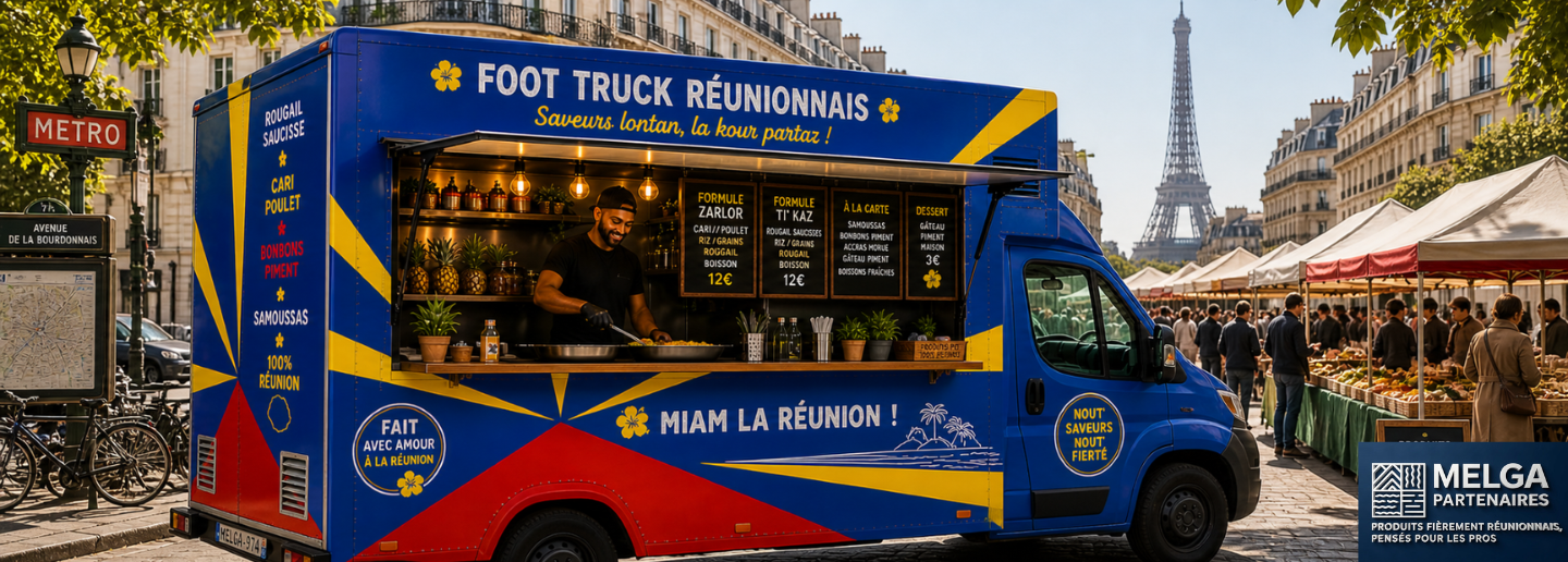 Bannière Food Truck Réunionnais